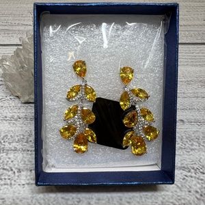 Yellow Leaf Earrings (209)